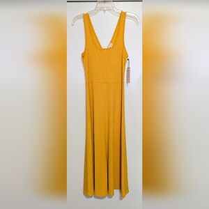 Treasure & Bond Mustard Yellow Dress